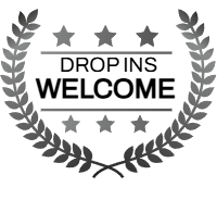 Drop Ins Welcome badge